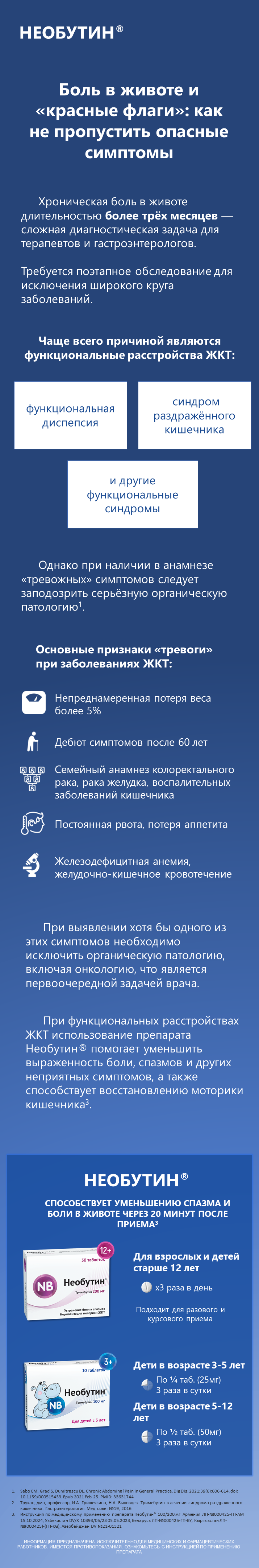 НЕОБУТИН<sup>®</sup>. Как облегчить симптомы СРК