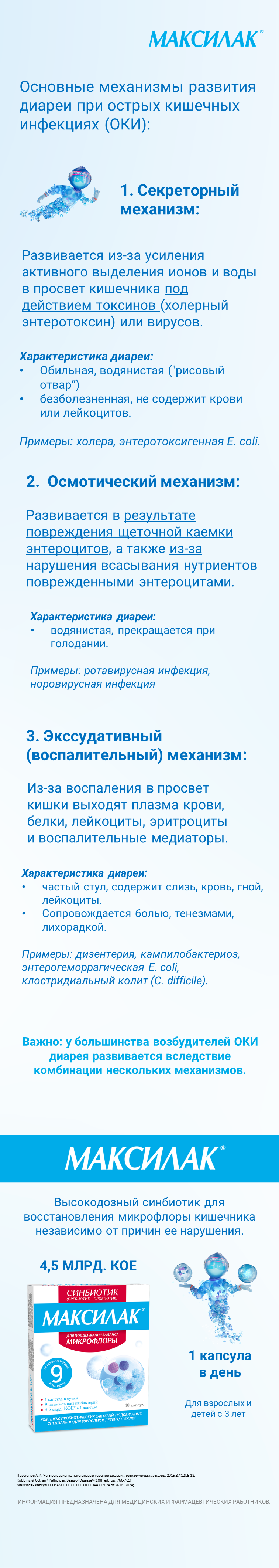 Максилак<sup>®</sup>: что стоит знать о диарее при ОКИ