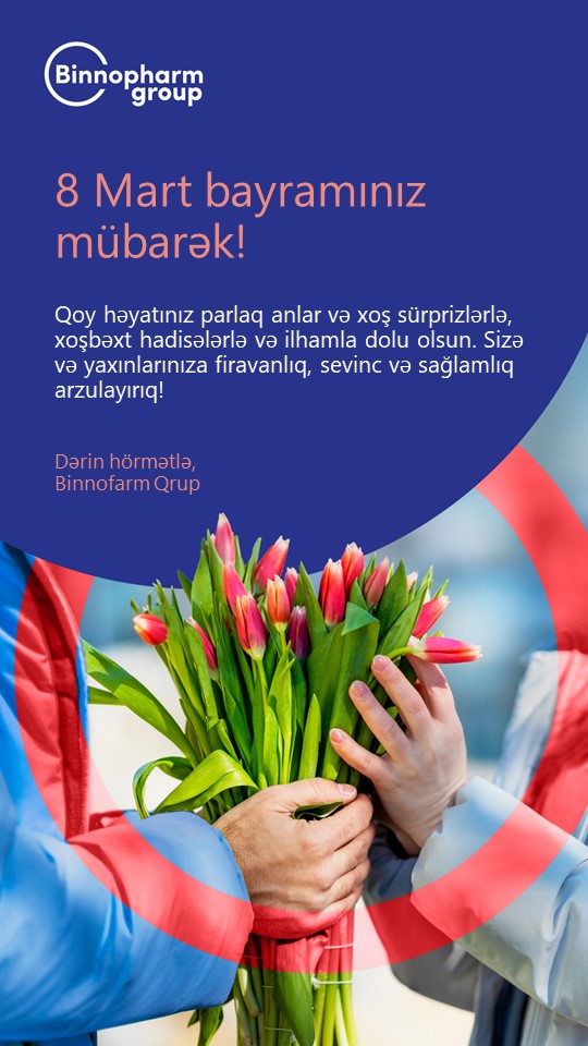 Hörmətli həmkar, 8 Mart münasibətilə sizi təbrik edirik!
