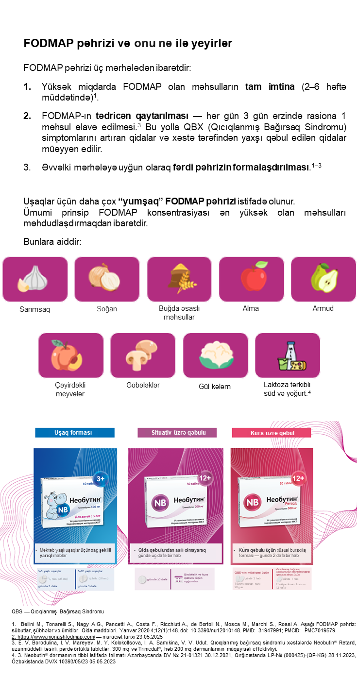 Необутин<sup>®</sup> (Նեոբուտին)՝ FODMAP-դիետա. ինչից խուսափել աղիքային խանգարումների դեպքում
