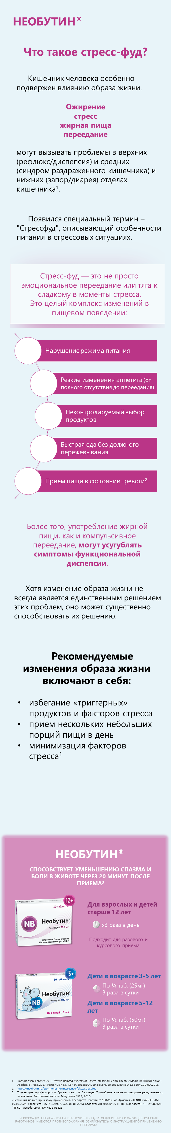 НЕОБУТИН<sup>®</sup>. Что такое стресс-фуд? 