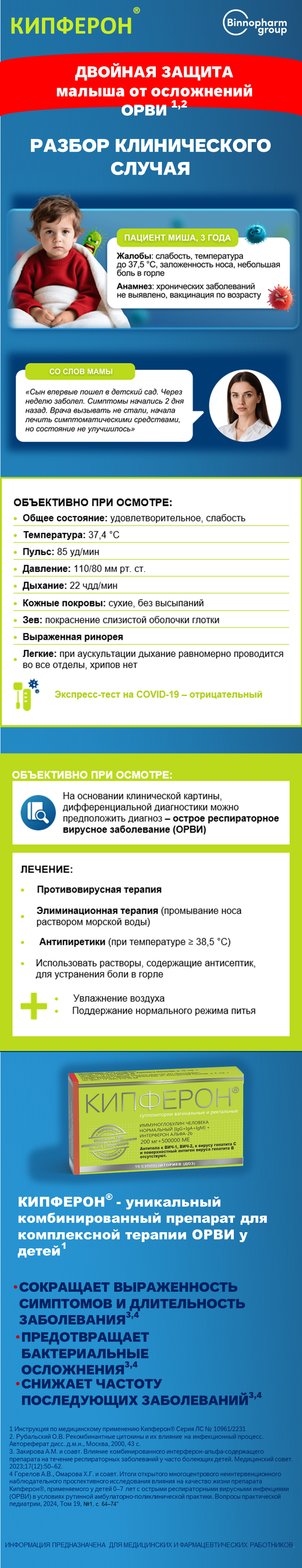 Кипферон<sup>®</sup>: разбор клинического случая 