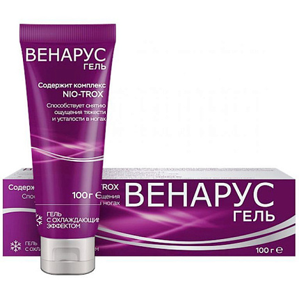 ВЕНАРУС<sup>®</sup> гель при первых признаках варикоза